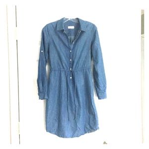 NWOT Calvin Klein light Denim dress - size 4